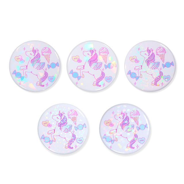 ホログラム缶バッジ（オーバーホロタイプ）