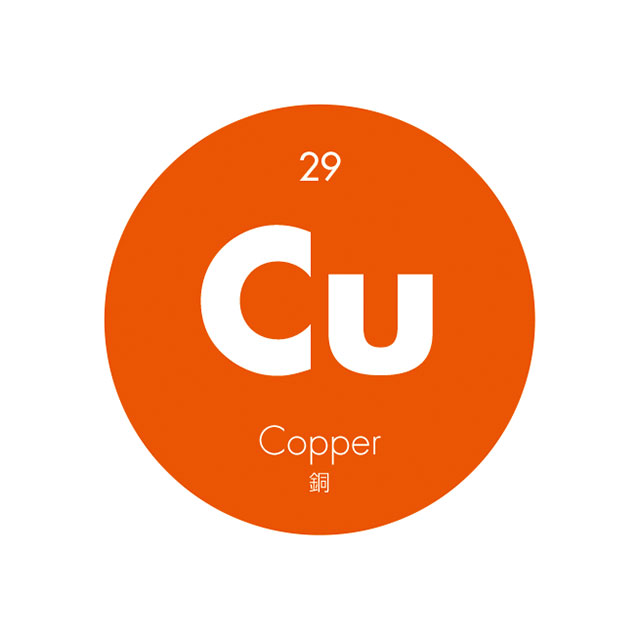 元素記号缶バッジ29【Cu 銅】 | 缶バッジの達人