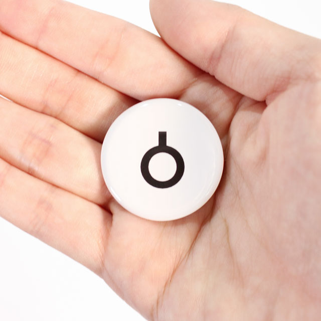 地図記号缶バッジ35 果樹園 缶バッジの達人