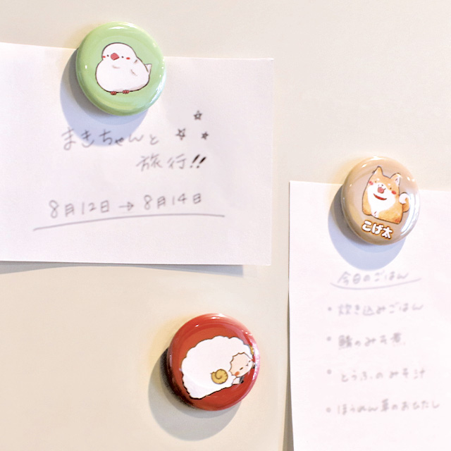 ホログラム缶マグネット（オーバーホロタイプ）