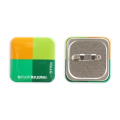 四角形 缶バッジ（角丸正方形）