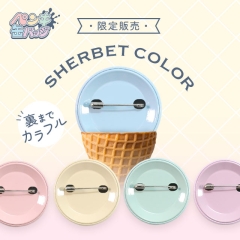 シャーベットカラーペンキ缶バッジ