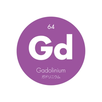 元素記号缶バッジ64【Gd ガドリニウム】